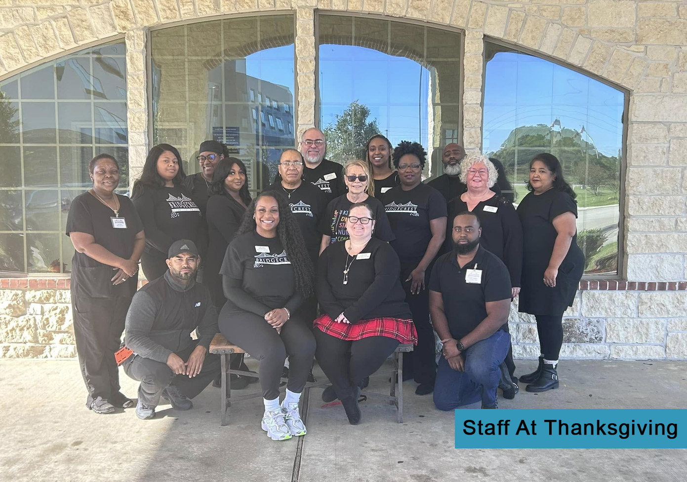 Staff at Thanksgiving